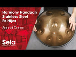 Laden und Abspielen von Videos im Galerie-Viewer, Sela Harmony Handpan Fis Romanian Hijaz Edelstahl SE 203
